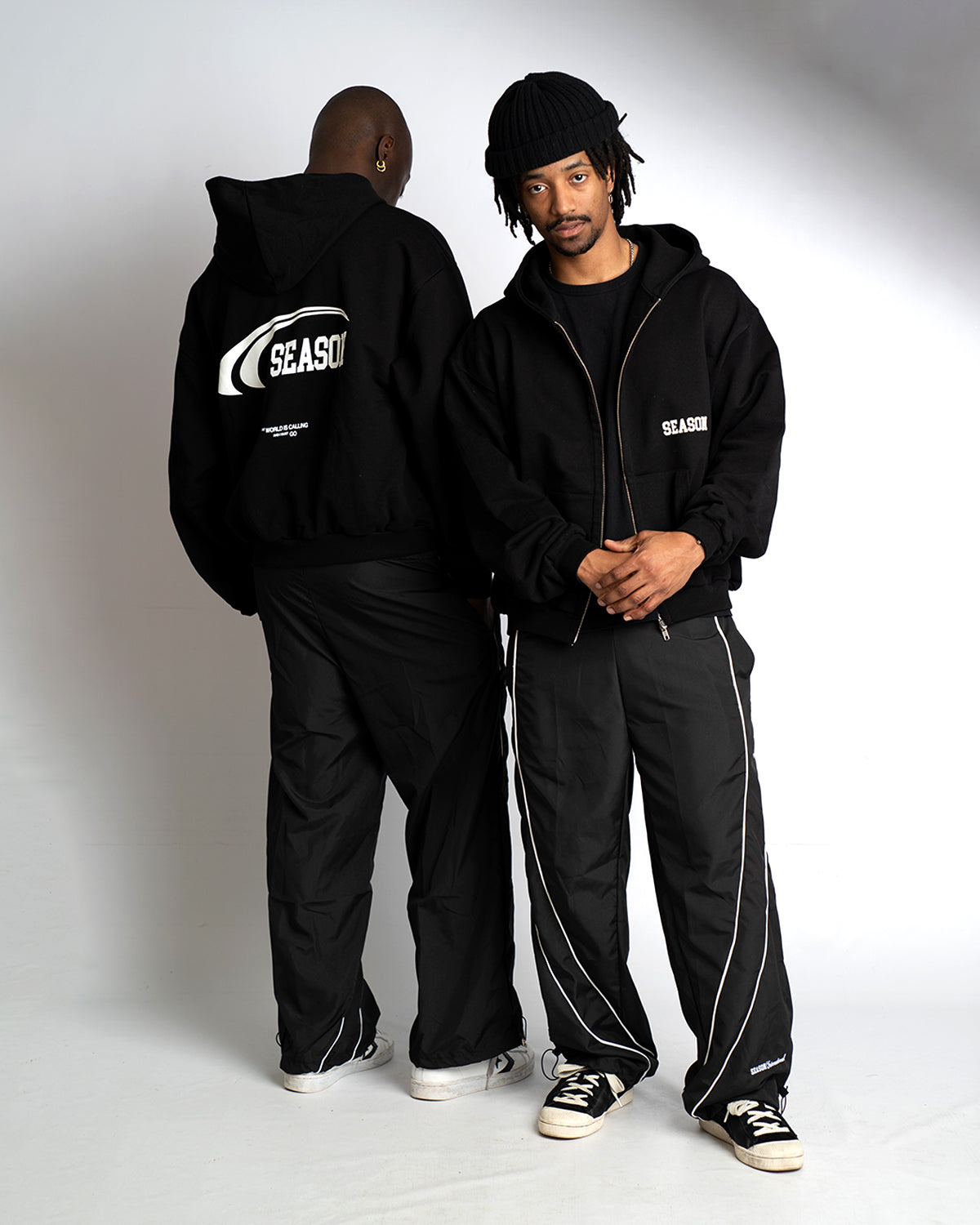 World Is Calling Zip-Up Hoodie