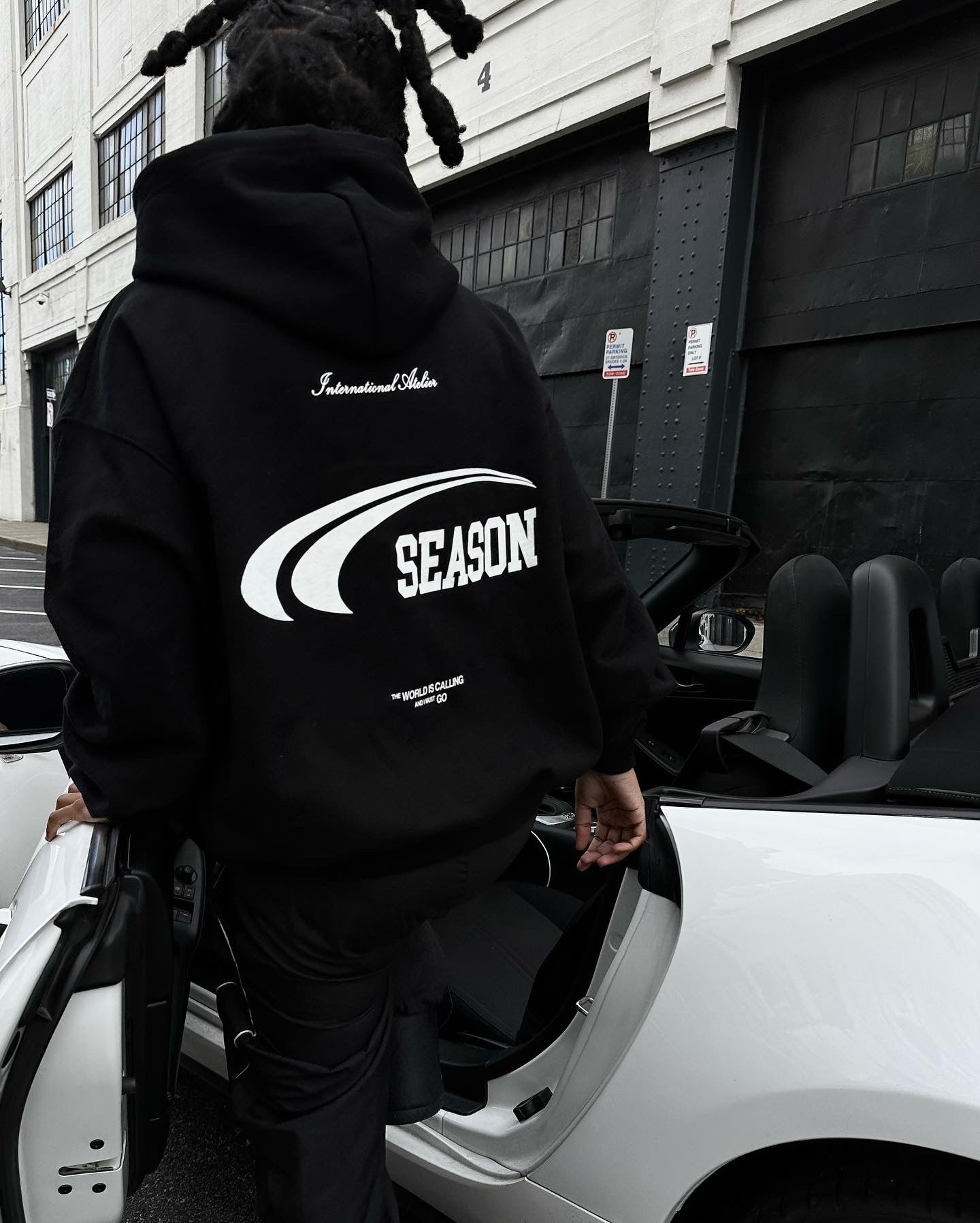 World Is Calling Zip-Up Hoodie
