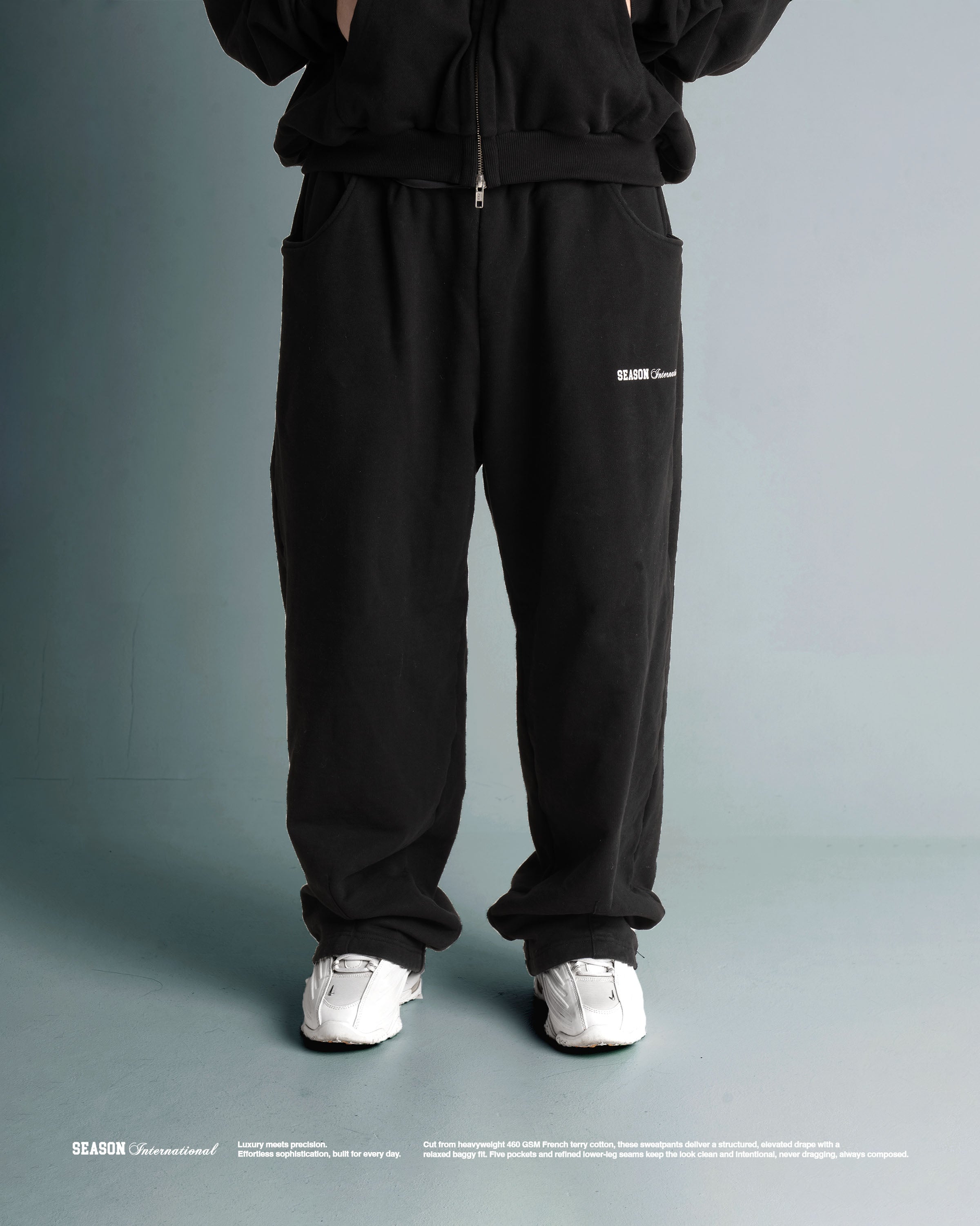 5-Pocket French Terry Sweatpants