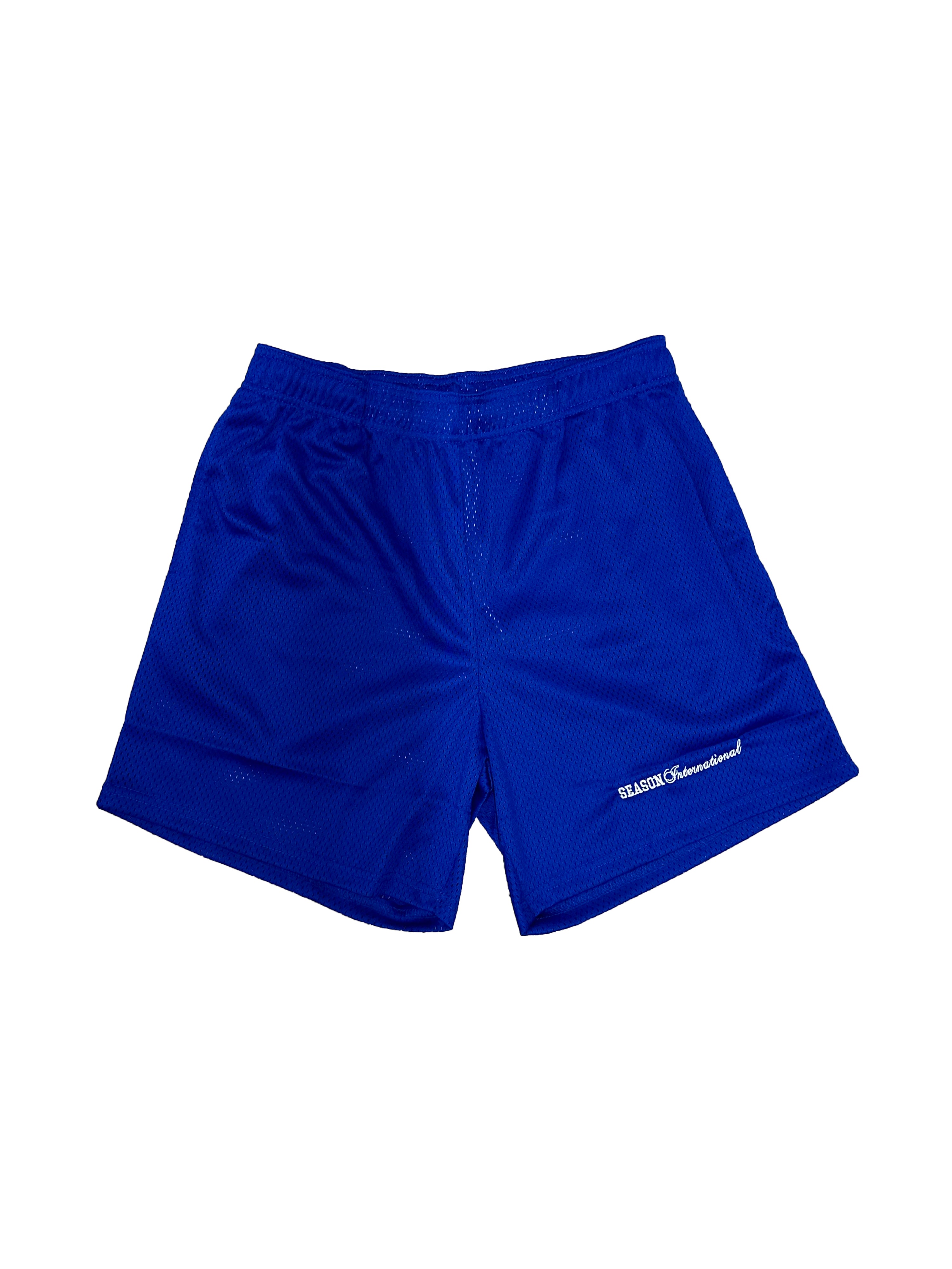 Blue Mesh Shorts