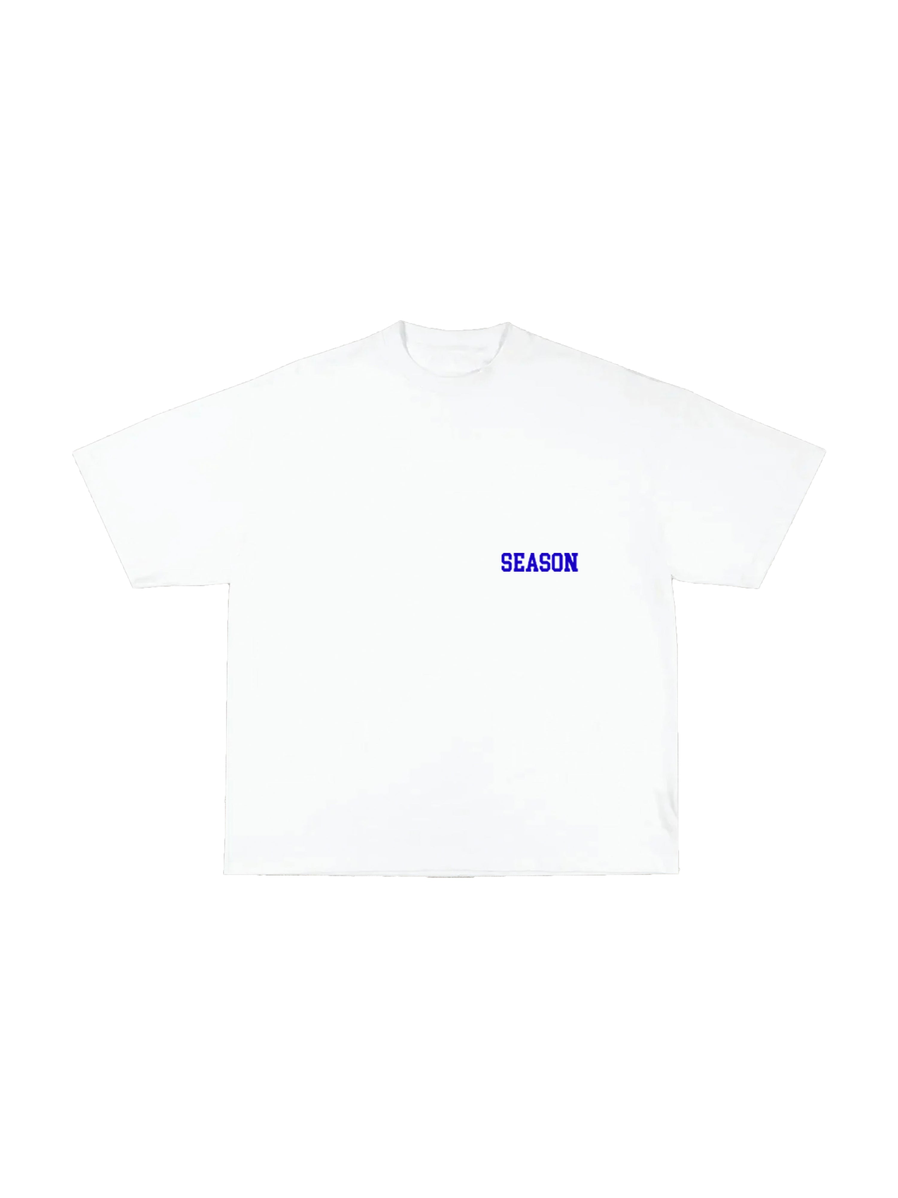 White/Blue Essentials T-Shirt