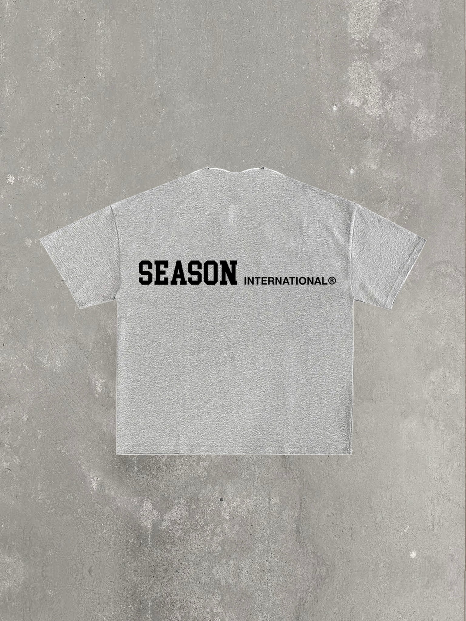 Grey/Black Essentials T-Shirt